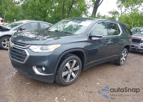2020 Chevrolet Traverse Awd Lt Leather из США, поврежденный, VIN 1GNEVHKW6LJ215301